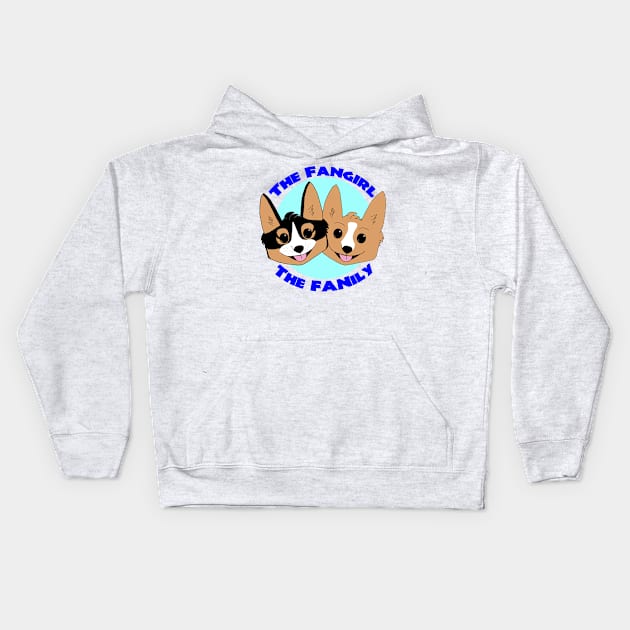 The Fangirl & The FANily Corgis Kids Hoodie by thefangirl